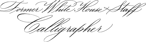 Former White House Staff Calligrapher